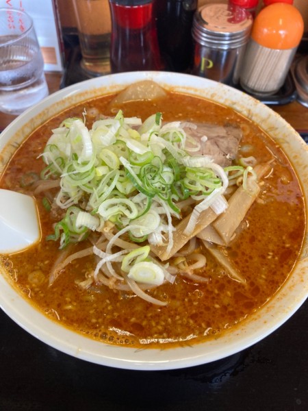 「辛みそラーメン大盛り」@北海とんこつらーめん 純輝 神栖店の写真