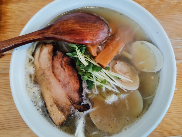 「淡麗煮干麺改（貝）」@店内製麺 さくらの写真