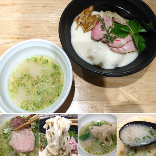 「宍道湖しじみとトロロのつけ麺(5/30限定)　1250円」@中華ソバ ビリケンの写真
