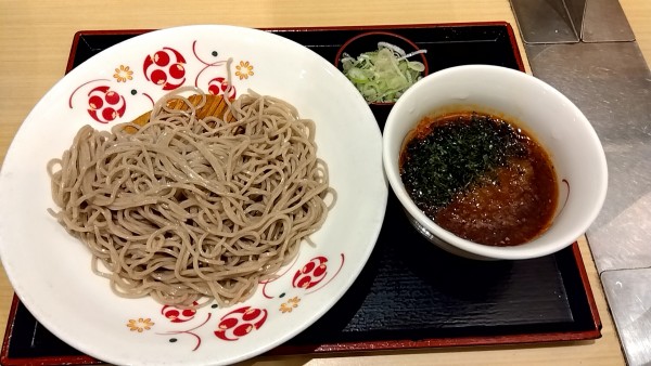 「海苔つけそば（５００円）」@いろり庵きらく 八王子店の写真