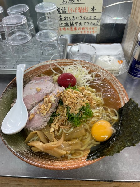 「金目鯛出汁冷やしまぜそば大盛り」@覆麺 智の写真