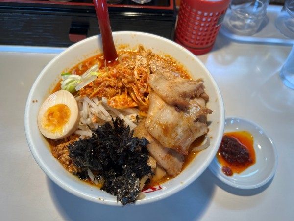 「極太極み辛味噌らーめん　大盛り」@ラーメンとん太 大洗店の写真