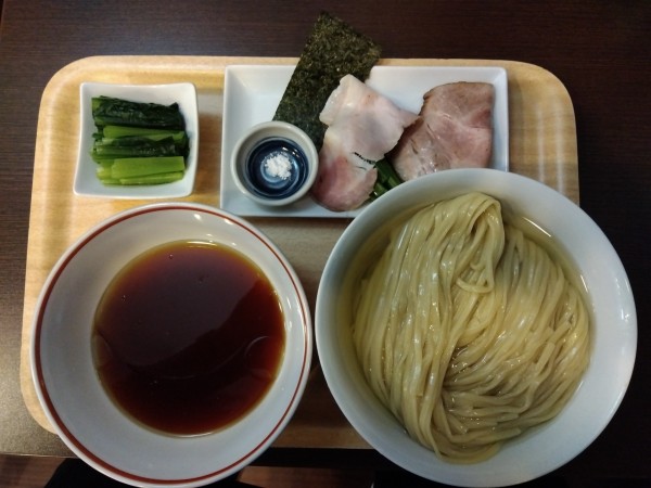 「つけ麺大盛り＋小松菜」@とものもとの写真