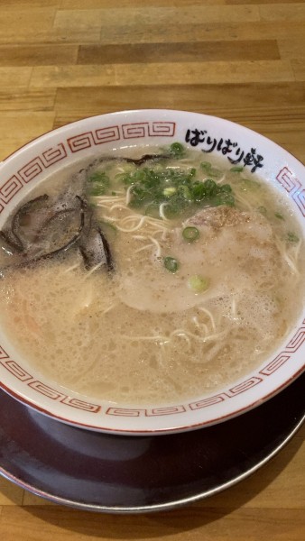 「ラーメン　ばりかた　780円」@博多らーめん ばりばり軒 津島店の写真