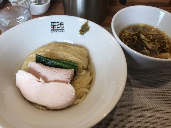 「醤油つけ麺」@彩とりの写真