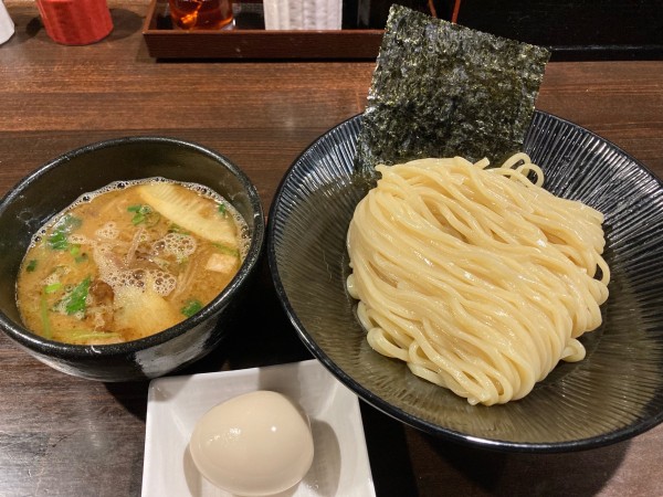 「つけ麺・味玉」@麺匠 伊助の写真