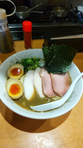 「濃厚煮干しらーめん」@北千住煮干中華蕎麦 かれんの写真