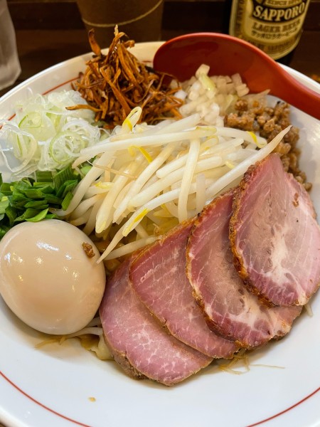 「味噌まぜそば 特製」@東京味噌らーめん 鶉の写真