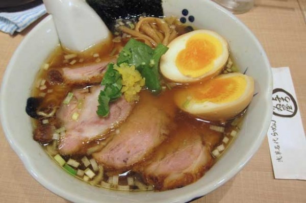 「ちゃーしゅうめん　1,200円＋縁たま　150円」@与ろゐ屋の写真