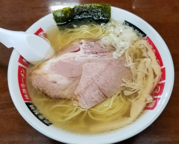 「塩ラーメン(大盛り)」@地鶏ラーメン たつ屋の写真