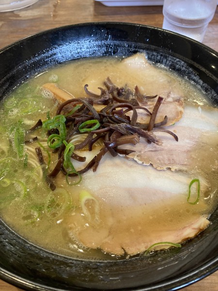 「豚骨ラーメン麺大盛」@ラーメン大将の写真