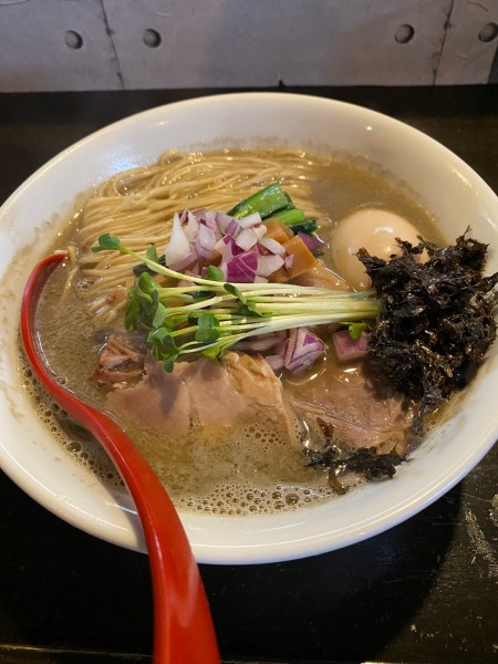 「特製濃厚煮干し醤油らぁ麺➕麺固め」@MEN-YA 大黒の写真
