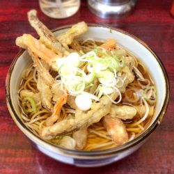 ごぼう天そば(490円)