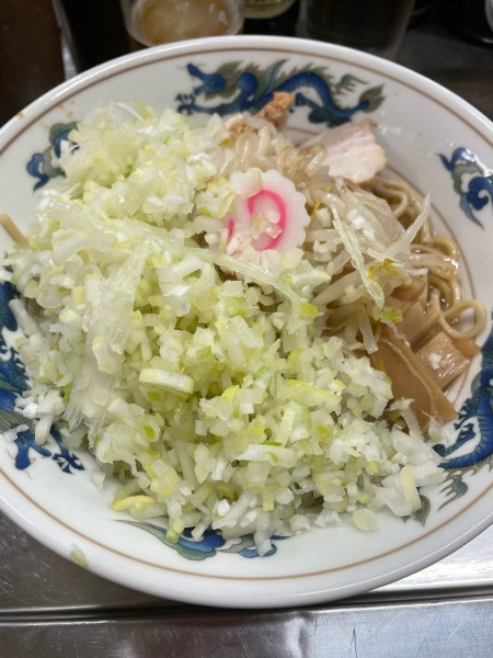 「油そば コマネギ」@中華そば みたかの写真