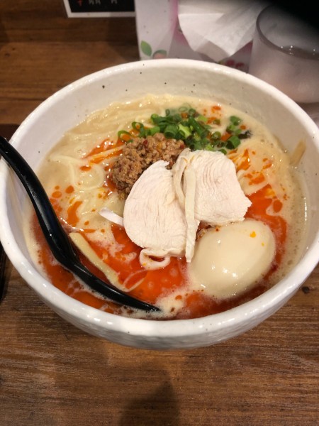 「味玉坦々麺」@濃厚鶏麺 ゆきかげ 三ノ輪店の写真