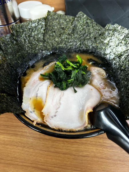 「のりラーメン」@ラーメン林家 木更津店の写真