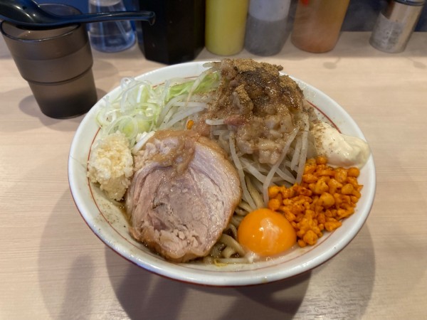 「まぜそば　ミニ」@鷹の目 蒲田店の写真