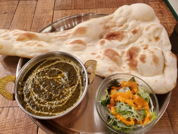 「ランチセットB・グリーンカレー・ナン」@GGキッチンの写真