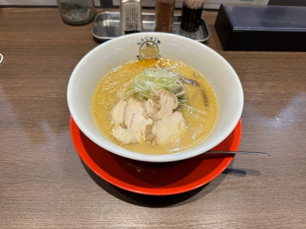 「鶏白湯らぁめん（並盛・120g）780円」@らーめんや なかじゅう亭 高崎オーパ店の写真