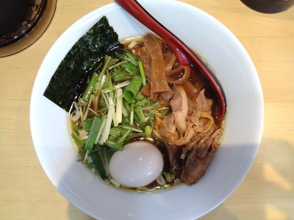 「親鶏らーめん+岩田のたまご煮」@とりよしらーめん 前橋千代田町本店の写真