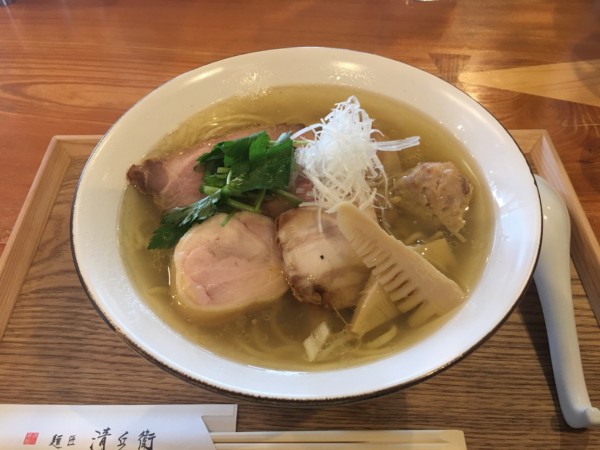 「特選鶏そば塩」@麺匠 清兵衛 下赤坂店の写真