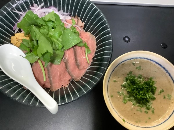 「[限定]マッシュルームつけ麺」@自家製麺SHINの写真