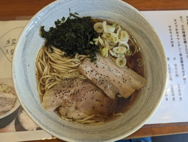 「期間限定」@唯一無二のらぁ麺専門店 イ袋ワシづかみの写真