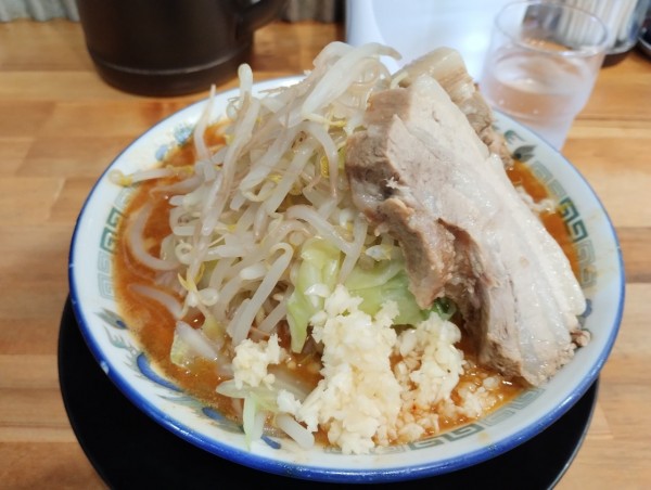 「カレー豚そば」@ラーメン中々の写真