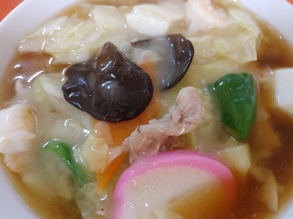 「広東麺900円」@山来軒の写真