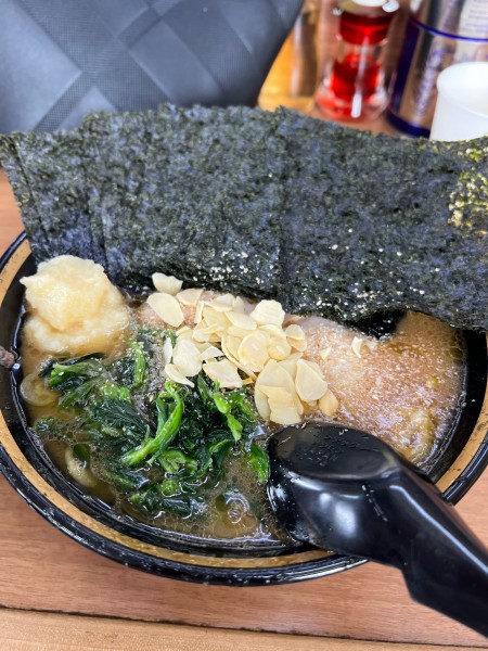 「のりラーメン」@ラーメン林家 木更津店の写真