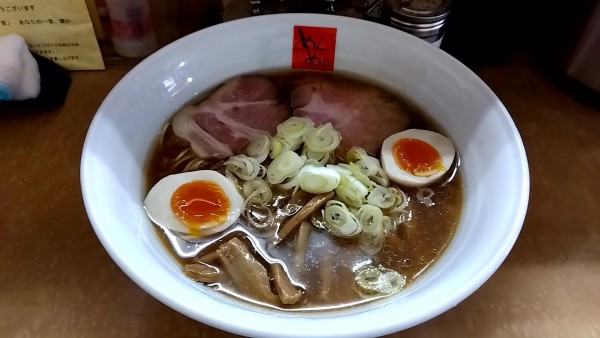「味玉ラーメン（８００円）」@西八王子めんめんの写真