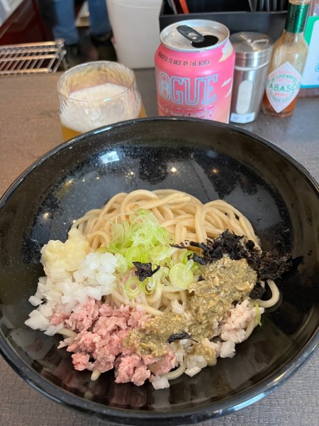 「牡蠣まぜそば」@自家製麺 牡蠣工房 Uguisuの写真