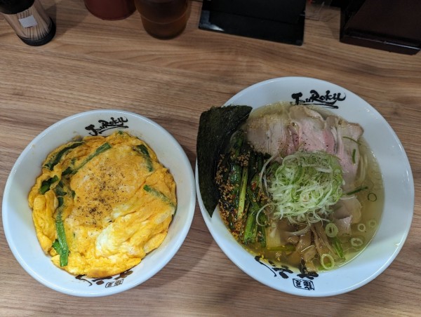 「塩ラーメンセット」@麺屋 丈六の写真