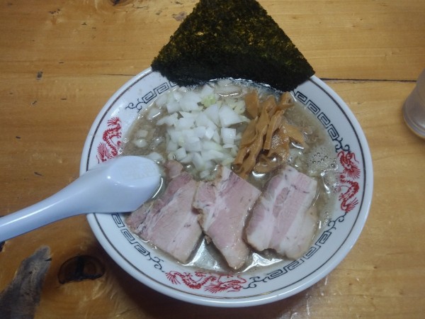 「背脂煮干中華　和え玉　800+200円」@福島屋の写真