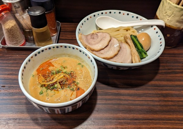「あけどや胡麻味噌󠄀つけ麺」@らー麺 あけどやの写真