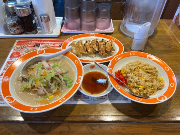 「Cセット(1089円)」@長崎ちゃんめん 山口下松店の写真