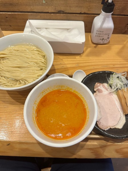 「つけ麺、限定トムヤムクン」@麺屋鈴春の写真