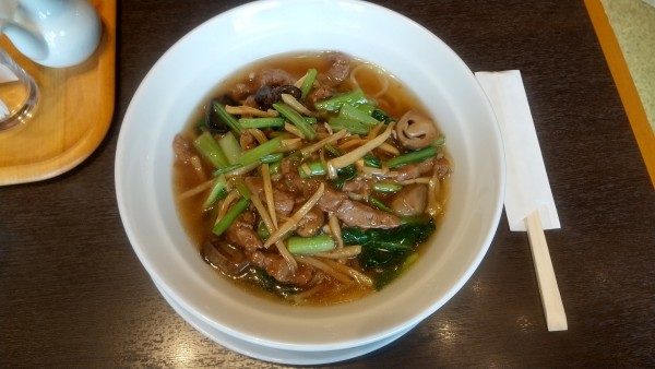 「牛肉たんめん1250円」@中華菜館 雷安の写真