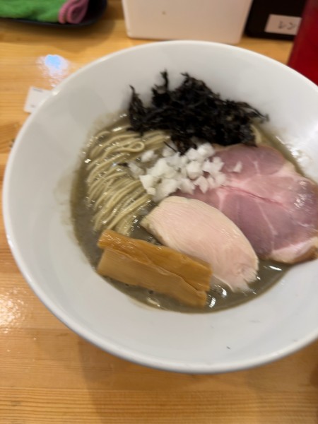 「濃厚煮干しらーめん　和え玉」@煮干らーめん 川むらの写真