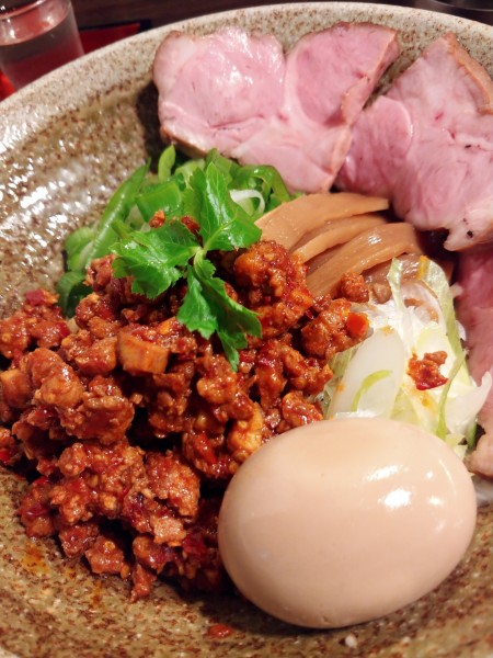 「ピリ辛ミンチのあぶらそばDX」@がふうあんの写真