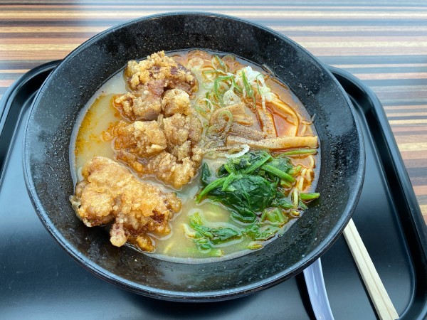 「山賊シビカラらーめん1,100円」@フードコート山美湖の写真