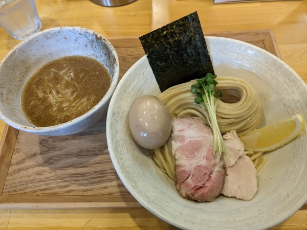 「味玉鶏魚介つけ麺」@MENYA NAKAGAWAの写真