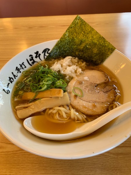 「煮干しらーめん」@らーめん手打 ほそ乃の写真