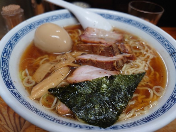 「味玉チャーシュー麺・大盛」@中華そば・つけめん 甲斐の写真