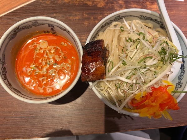 「冷やし坦々つけ麺（450g）1000円」@麺屋武蔵 神山の写真