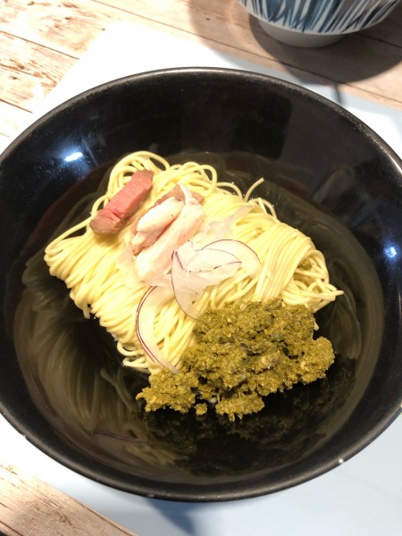 「かきペースト和え玉」@かき物語の写真