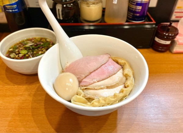 「特製つけ麺〜昆布水掛け〜 ¥1050」@らぁ麺半七 和田町店の写真
