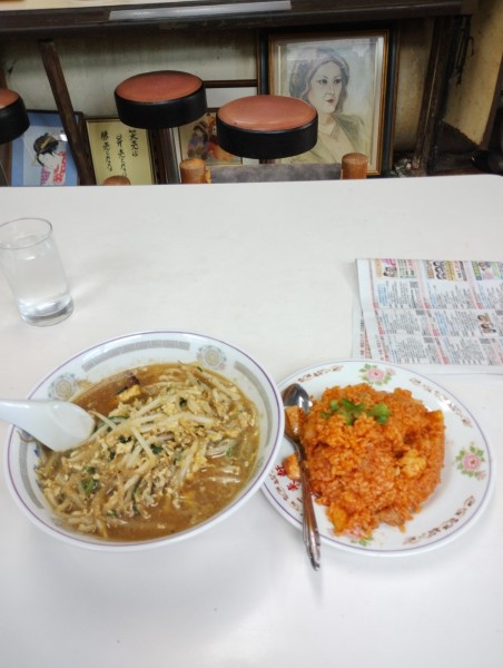 「万ラーメン　600円」@万来軒の写真