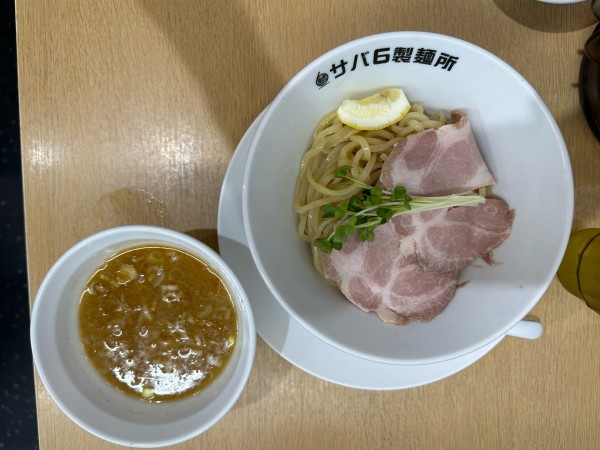 「サバゆずつけ麺」@サバ6製麺所 藤沢柄沢店の写真
