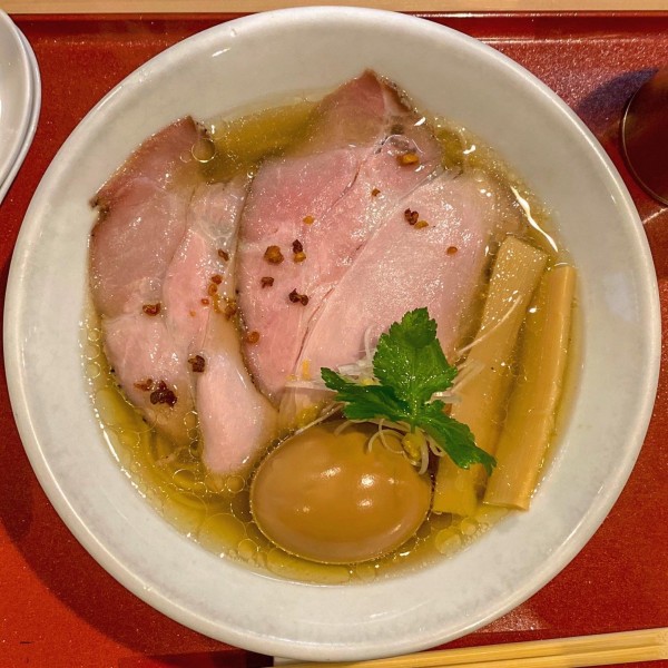 「味玉金色貝そば ¥1,050」@燃えよ麺助の写真